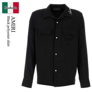 �y���ʌ���E�݌Ɍ���E�����ҏ����I�z �A�~�� / Amiri Black Polyester Shirt / AMSTCA1 / AMSTCA1 097 / AMSTCA1097 / AMSTCA1097 BLACK / AMSTCA1097BLACK / �V���c