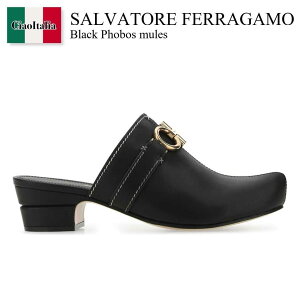 yʌE݌ɌEҏIz tFK / Salvatore Ferragamo Black Phobos Mules / 01D436 7525321C / 01D436 7525321C NERO / 01D4367525321C / 01D4367525321C NERO / 01D4367525321CNERO / T_E~[
