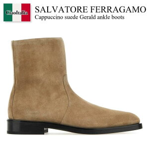 yʌE݌ɌEҏIz tFK / Salvatore Ferragamo Cappuccino Suede Gerald Ankle Boots / 021273 760207 / 021273 760207 BEIGE / 021273760207 / 021273760207 BEIGE / 021273760207BEIGE / u[c