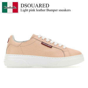 yʌE݌ɌEҏIz fB[XNGA[h / Dsquared Light Pink Leather Bumper Sneakers / SNW035425 107398 / SNW035425 107398 9218 / SNW035425107398 / SNW035425107398 9218 / SNW0354251073989218 / Xj[J[