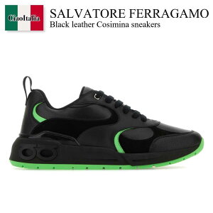 yʌE݌ɌEҏIz tFK / Salvatore Ferragamo Black Leather Cosimina Sneakers / 021614 762902M / 021614 762902M NERO / 021614762902M / 021614762902M NERO / 021614762902MNERO / Xj[J[