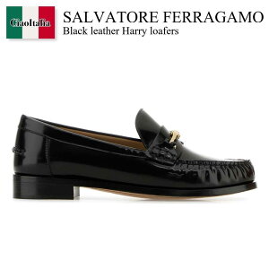 yʌE݌ɌEҏIz tFK / Salvatore Ferragamo Black Leather Harry Loafers / 01J656 7810101C / 01J656 7810101C NERBISNER / 01J6567810101C / 01J6567810101C NERBISNER / 01J6567810101CNERBISNER / [t@[