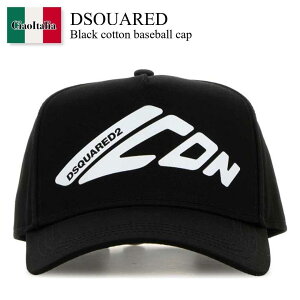 yʌE݌ɌEҏIz fB[XNGA[h / Dsquared Black Cotton Baseball Cap / BCW088805 C00001 / BCW088805 C00001 M063 / BCW088805C00001 / BCW088805C00001 M063 / BCW088805C00001M063 / Lbv