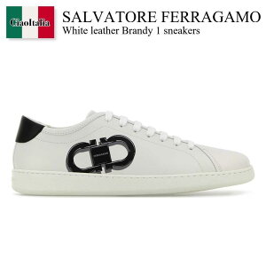 yʌE݌ɌEҏIz tFK / Salvatore Ferragamo White Leather Brandy 1 Sneakers / 029835 780991M / 029835 780991M BIAOTTNER / 029835780991M / 029835780991M BIAOTTNER / 029835780991MBIAOTTNER / Xj[J[