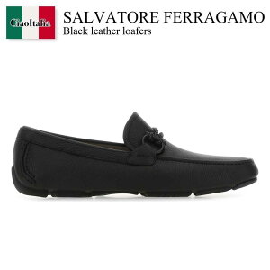 yʌE݌ɌEҏIz tFK / Salvatore Ferragamo Black Leather Loafers / 02B796 7133302E / 02B796 7133302E NERO / 02B7967133302E / 02B7967133302E NERO / 02B7967133302ENERO / hXV[YEvCEr