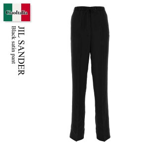 �y���ʌ���E�݌Ɍ���E�����ҏ����I�z �W���T���_�[ / Jil Sander Black Satin Pant / J52KA0005J 66147 / J52KA0005J 66147 001 / J52KA0005J66147 / J52KA0005J66147 001 / J52KA0005J66147001 / �p���c
