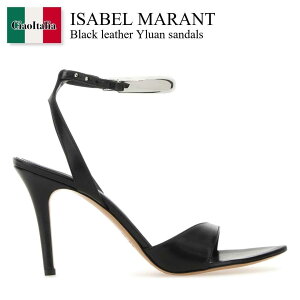 �y���ʌ���E�݌Ɍ���E�����ҏ����I�z �C�U�x���}���� / Isabel Marant Black Leather Yluan Sandals / SD0162 FAB2A04S / SD0162 FAB2A04S BKSI / SD0162FAB2A04S / SD0162FAB2A04S BKSI / SD0162FAB2A04SBKSI / �T���_���E�~���[��