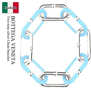 �y���ʌ���E�݌Ɍ���E�����ҏ����I�z �{�b�e�K�E���F�l�^ / Bottega Veneta Two-Tone Silver Chain Bracelet / 665769 V5081 / 665769 V5081 4180 / 665769V5081 / 665769V5081 4180 / 665769V50814180 / �u���X���b�g