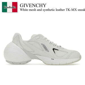 �y���ʌ���E�݌Ɍ���E�����ҏ����I�z �W�o���V�B / Givenchy White Mesh And Synthetic Leather Tk-Mx Sneakers / BH008MH1FG / BH008MH1FG 105 / BH008MH1FG105 / �X�j�[�J�[