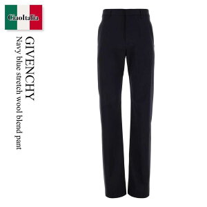 �y���ʌ���E�݌Ɍ���E�����ҏ����I�z �W�o���V�B / Givenchy Navy Blue Stretch Wool Blend Pant / BM519114PY / BM519114PY 499 / BM519114PY499 / �p���c�E�{�g���X���̑�