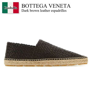 yʌE݌ɌEҏIz {beKEFl^ / Bottega Veneta Dark Brown Leather Espadrilles / 754397 VBSN0 / 754397 VBSN0 2113 / 754397VBSN0 / 754397VBSN0 2113 / 754397VBSN02113 / tbgV[Y