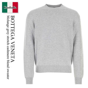 �y���ʌ���E�݌Ɍ���E�����ҏ����I�z �{�b�e�K�E���F�l�^ / Bottega Veneta Melange Grey Stretch Cashmere Blend Sweater / 772376 V2MM0 / 772376 V2MM0 1180 / 772376V2MM0 / 772376V2MM0 1180 / 772376V2MM01180 / �j�b�g�E�Z�[�^�[