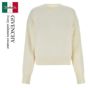 �y���ʌ���E�݌Ɍ���E�����ҏ����I�z �W�o���V�B / Givenchy Ivory Cashmere Sweater / BW90M44ZHQ / BW90M44ZHQ 105 / BW90M44ZHQ105 / �j�b�g�E�Z�[�^�[