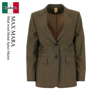 �y���ʌ���E�݌Ɍ���E�����ҏ����I�z �}�b�N�X�}�[�� / Max Mara Mud Wool Blend Apice Blazer / 241104 006 / 241104 1141600 006 / 2411041141600 / 2411041141600 006 / 2411041141600006 / �W���P�b�g