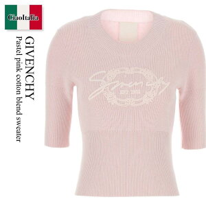 �y���ʌ���E�݌Ɍ���E�����ҏ����I�z �W�o���V�B / Givenchy Pastel Pink Cotton Blend Sweater / BW90TS4ZPM / BW90TS4ZPM 661 / BW90TS4ZPM661 / �j�b�g�E�Z�[�^�[