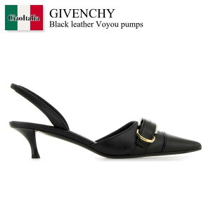 �y���ʌ���E�݌Ɍ���E�����ҏ����I�z �W�o���V�B / Givenchy Black Leather Voyou Pumps / BE308XE257 / BE308XE257 001 / BE308XE257001 / �p���v�X
