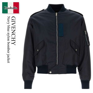 �y���ʌ���E�݌Ɍ���E�����ҏ����I�z �W�o���V�B / Givenchy Navy Blue Nylon Bomber Jacket / BM01AZ14JD / BM01AZ14JD 410 / BM01AZ14JD410 / MA-1