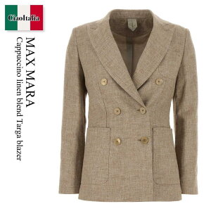 �y���ʌ���E�݌Ɍ���E�����ҏ����I�z �}�b�N�X�}�[�� / Max Mara Cappuccino Linen Blend Targa Blazer / 251104 002 / 251104 1181600 002 / 2511041181600 / 2511041181600 002 / 2511041181600002 / �W���P�b�g