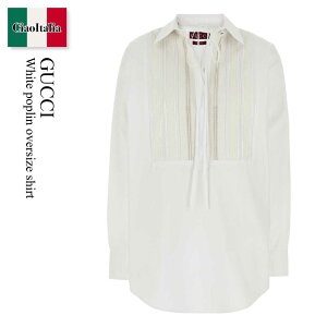 �y���ʌ���E�݌Ɍ���E�����ҏ����I�z �O�b�` / Gucci White Poplin Oversize Shirt / 818454 ZAJP1 / 818454 ZAJP1 9000 / 818454ZAJP1 / 818454ZAJP1 9000 / 818454ZAJP19000 / �u���E�X�E�V���c
