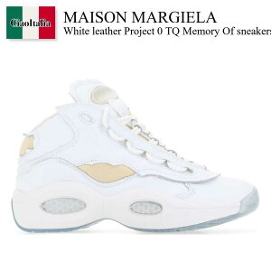 yʌE݌ɌEҏIz ] }WF / Maison Margiela White Leather Project 0 Tq Memory Of Sneaker / GW5000 / GW5000 FTWWHTBLACKFTWWHT / GW5000FTWWHTBLACKFTWWHT / Xj[J[