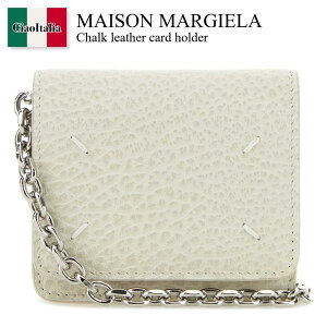 yʌE݌ɌEҏIz ] }WF / Maison Margiela Chalk Leather Card Holder / SA3UI0009 P4455 / SA3UI0009 P4455 H9677 / SA3UI0009P4455 / SA3UI0009P4455 H9677 / SA3UI0009P4455H9677 / J[hP[XE