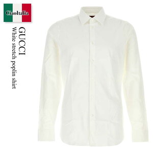 �y���ʌ���E�݌Ɍ���E�����ҏ����I�z �O�b�` / Gucci White Stretch Poplin Shirt / 791735 26242 / 791735 26242 9000 / 79173526242 / 79173526242 9000 / 791735262429000 / �V���c