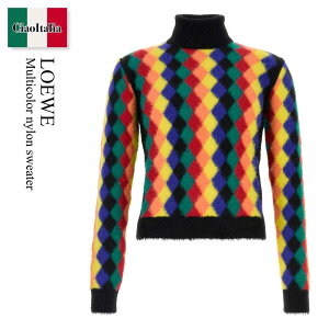 �y���ʌ���E�݌Ɍ���E�����ҏ����I�z ���G�x / Loewe Multicolor Nylon Sweater / H526Y14KI1 / H526Y14KI1 MULTICOLOR / H526Y14KI1MULTICOLOR / �j�b�g�E�Z�[�^�[