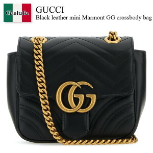�y���ʌ���E�݌Ɍ���E�����ҏ����I�z �O�b�` / ���΂� / �J�o�� / Gucci Black Leather Mini Marmont Gg Crossbody Bag / 739682 AABZC / 739682 AABZC 1000 / 739682AABZC / 739682AABZC 1000 / 739682AABZC1000 / �V�����_�[�o�b�O�E
