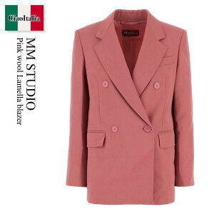 yʌE݌ɌEҏIz }bNX}[ / Mm Studio Pink Wool Lamella Blazer / 242604 035 / 242604 6041600 035 / 2426046041600 / 2426046041600 035 / 2426046041600035 / WPbg