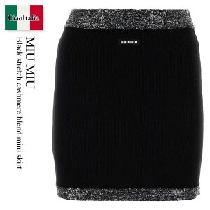 �y���ʌ���E�݌Ɍ���E�����ҏ����I�z �~���E�~���E / Miu Miu Black Stretch Cashmere Blend Mini Skirt / MMG484 F0806 / MMG484 SOOO1331 F0806 / MMG484SOOO1331 / MMG484SOOO1331 F0806 / MMG484SOOO1331F0806 / �~�j�X�J�[�g