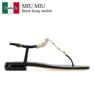 yʌE݌ɌEҏIz ~E~E / Miu Miu Black Thong Sandals / 5Y145E F0002 / 5Y145E F010069 F0002 / 5Y145EF010069 / 5Y145EF010069 F0002 / 5Y145EF010069F0002 / T_E~[