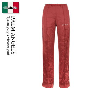 �y���ʌ���E�݌Ɍ���E�����ҏ����I�z �p�[���G���W�F���X / Palm Angels Tyrian Purple Viscose Pant / PWCJ029F24FAB001 / PWCJ029F24FAB001 2703 / PWCJ029F24FAB0012703 / �p���c