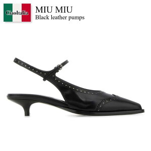 yʌE݌ɌEҏIz ~E~E / Miu Miu Black Leather Pumps / 5I308E F057Z / 5I308E F035055 F057Z / 5I308EF035055 / 5I308EF035055 F057Z / 5I308EF035055F057Z / pvX