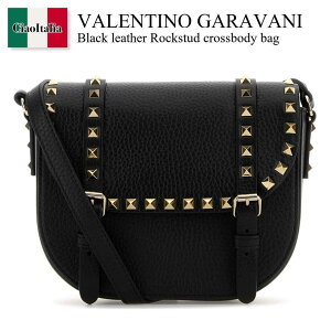 �y���ʌ���E�݌Ɍ���E�����ҏ����I�z �o�����`�m / ���΂� / �J�o�� / Valentino Garavani Black Leather Rockstud Crossbody Bag / 6W2B0Q95VSF / 6W2B0Q95VSF 0NO / 6W2B0Q95VSF0NO / �V�����_�[�o�b�O�E�|�V�F�b�g