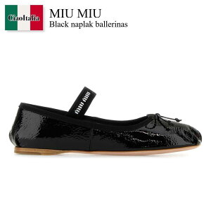 �y���ʌ���E�݌Ɍ���E�����ҏ����I�z �~���E�~���E / Miu Miu Black Naplak Ballerinas / 5F794D F0002 / 5F794D FDX05H27 F0002 / 5F794DFDX05H27 / 5F794DFDX05H27 F0002 / 5F794DFDX05H27F0002 / �o���G�V���[�Y