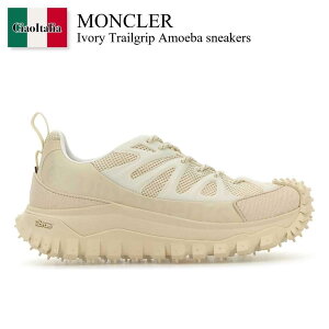 yʌE݌ɌEҏIz N[ / Moncler Ivory Trailgrip Amoeba Sneakers / 4M0020 001 / 4M0020 0M6068 001 / 4M00200M6068 / 4M00200M6068 001 / 4M00200M6068001 / Xj[J[