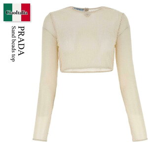 �y���ʌ���E�݌Ɍ���E�����ҏ����I�z �v���_ / Prada Sand Beads Top / P914LR F0304 / P914LR S23112BW F0304 / P914LRS23112BW / P914LRS23112BW F0304 / P914LRS23112BWF0304 / �g�b�v�X���̑�