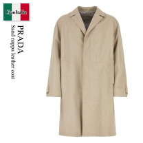 楽天市場】PRADA コート（カラーベージュ）（メンズファッション）の通販