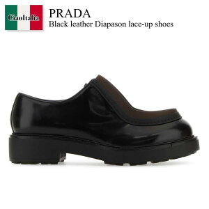 yʌE݌ɌEҏIz v_ / Prada Black Leather Diapason Lace-Up Shoes / 2EG421 F0807 / 2EG421 055 F0807 / 2EG421055 / 2EG421055 F0807 / 2EG421055F0807 / hXV[YEvCErWlXV[Y