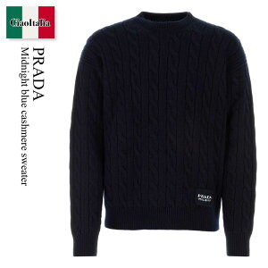 yʌE݌ɌEҏIz v_ / Prada Midnight Blue Cashmere Sweater / UMB385 F0008 / UMB385 S222107Y F0008 / UMB385S222107Y / UMB385S222107Y F0008 / UMB385S222107YF0008 / jbgEZ[^[