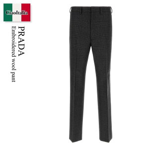 �y���ʌ���E�݌Ɍ���E�����ҏ����I�z �v���_ / Prada Embroidered Wool Pant / UPA669 F0308 / UPA669 S22215OW F0308 / UPA669S22215OW / UPA669S22215OW F0308 / UPA669S22215OWF0308 / �p���c�E�{�g���X���̑�