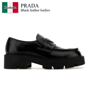 yʌE݌ɌEҏIz v_ / Prada Black Leather Loafers / 2DG152 F0002 / 2DG152 FG000B4L F0002 / 2DG152FG000B4L / 2DG152FG000B4L F0002 / 2DG152FG000B4LF0002 / hXV[YEvCErWlXV[Y