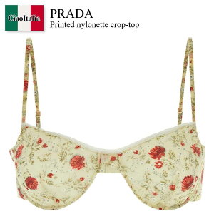 �y���ʌ���E�݌Ɍ���E�����ҏ����I�z �v���_ / Prada Printed Nylonette Crop-Top / P936MS F0011 / P936MS OOO15AD F0011 / P936MSOOO15AD / P936MSOOO15AD F0011 / P936MSOOO15ADF0011 / �g�b�v�X���̑�