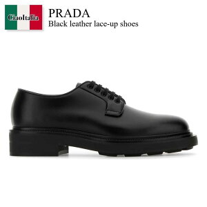 yʌE݌ɌEҏIz v_ / Prada Black Leather Lace-Up Shoes / 2EE404 F0002 / 2EE404 FG000ZJY F0002 / 2EE404FG000ZJY / 2EE404FG000ZJY F0002 / 2EE404FG000ZJYF0002 / hXV[YEvCErWlXV