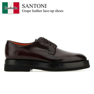 yʌE݌ɌEҏIz Tg[j / Santoni Grape Leather Lace-Up Shoes / MCCO17837JM4BPFG / MCCO17837JM4BPFG B44 / MCCO17837JM4BPFGB44 / hXV[YEvCErWlXV[Y