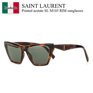 �y���ʌ���E�݌Ɍ���E�����ҏ����I�z �T�����[���� / Saint Laurent Printed Acetate Sl M103 Rim Sunglasses / 822268 Y9956 / 822268 Y9956 2300 / 822268Y9956 / 822268Y9956 2300 / 822268Y99562300 / �T���O���X