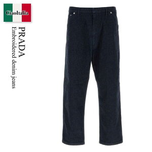 �y���ʌ���E�݌Ɍ���E�����ҏ����I�z �v���_ / Prada Embroidered Denim Jeans / GEP403 F0008 / GEP403 SOOO16HD F0008 / GEP403SOOO16HD / GEP403SOOO16HD F0008 / GEP403SOOO16HDF0008 / �f�j���E�W�[�p��