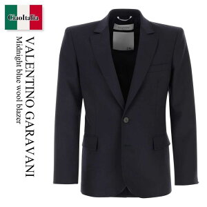 �y���ʌ���E�݌Ɍ���E�����ҏ����I�z �o�����`�m / Valentino Garavani Midnight Blue Wool Blazer / 4V3CEF618EJ / 4V3CEF618EJ 598 / 4V3CEF618EJ598 / �W���P�b�g���̑�