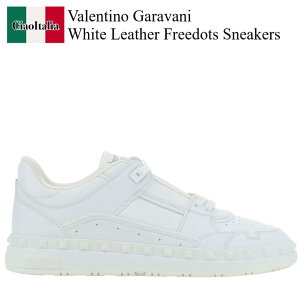 �y���ʌ���E�݌Ɍ���E�����ҏ����I�z �o�����`�m / Valentino Garavani White Leather Freedots Sneakers / 6Y2S0H43RDG / 6Y2S0H43RDG 0BO / 6Y2S0H43RDG0BO / �X�j�[�J�[