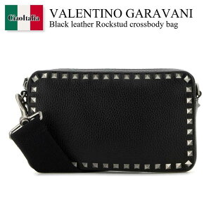 �y���ʌ���E�݌Ɍ���E�����ҏ����I�z �o�����`�m / ���΂� / �J�o�� / Valentino Garavani Black Leather Rockstud Crossbody Bag / 6Y2B0704TED / 6Y2B0704TED 0NO / 6Y2B0704TED0NO / �V�����_�[�o�b�O